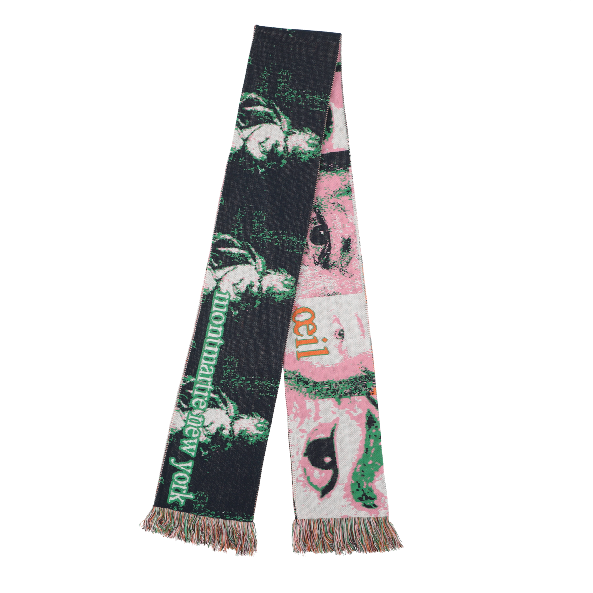 極美品 Montmartre New York Pink Oeil Scarf 【公式通販】 極美品 Montmartre New York Pink Oeil Scarf 【公式通販】