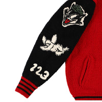 Knitted Varsity Red